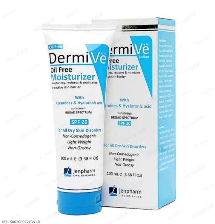 Jenpharm Dermive Oil-Free Moisturizer with Hyaluronic Acid & Ceramides