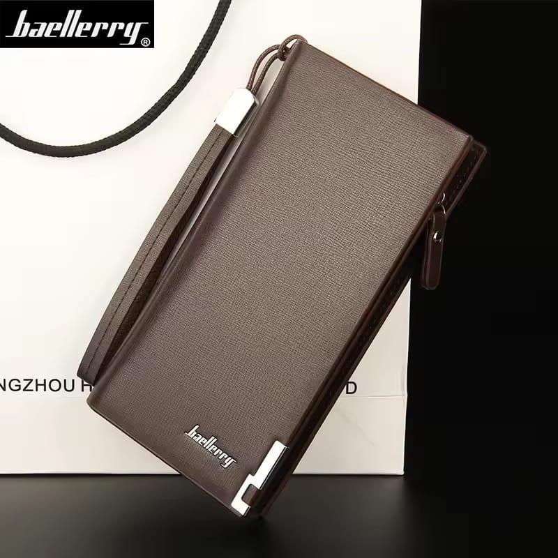 Elegance Long Wallet - Sleek PU Leather for Men & Women