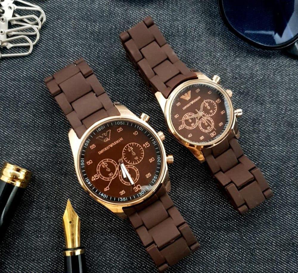 The Unity Collection - Matching Stainless Steel Couple's Watch Set