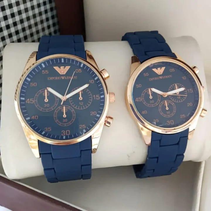 The Unity Collection - Matching Stainless Steel Couple's Watch Set