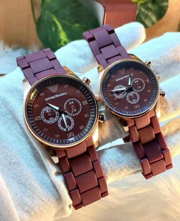 The Unity Collection - Matching Stainless Steel Couple's Watch Set