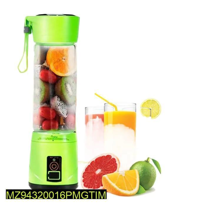 Portable USB Rechargeable Blender | 6-Blade Mini Juicer for Travel & Gym