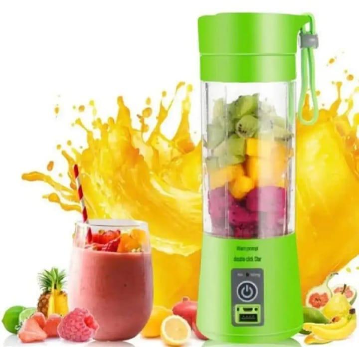 Portable USB Rechargeable Blender | 6-Blade Mini Juicer for Travel & Gym