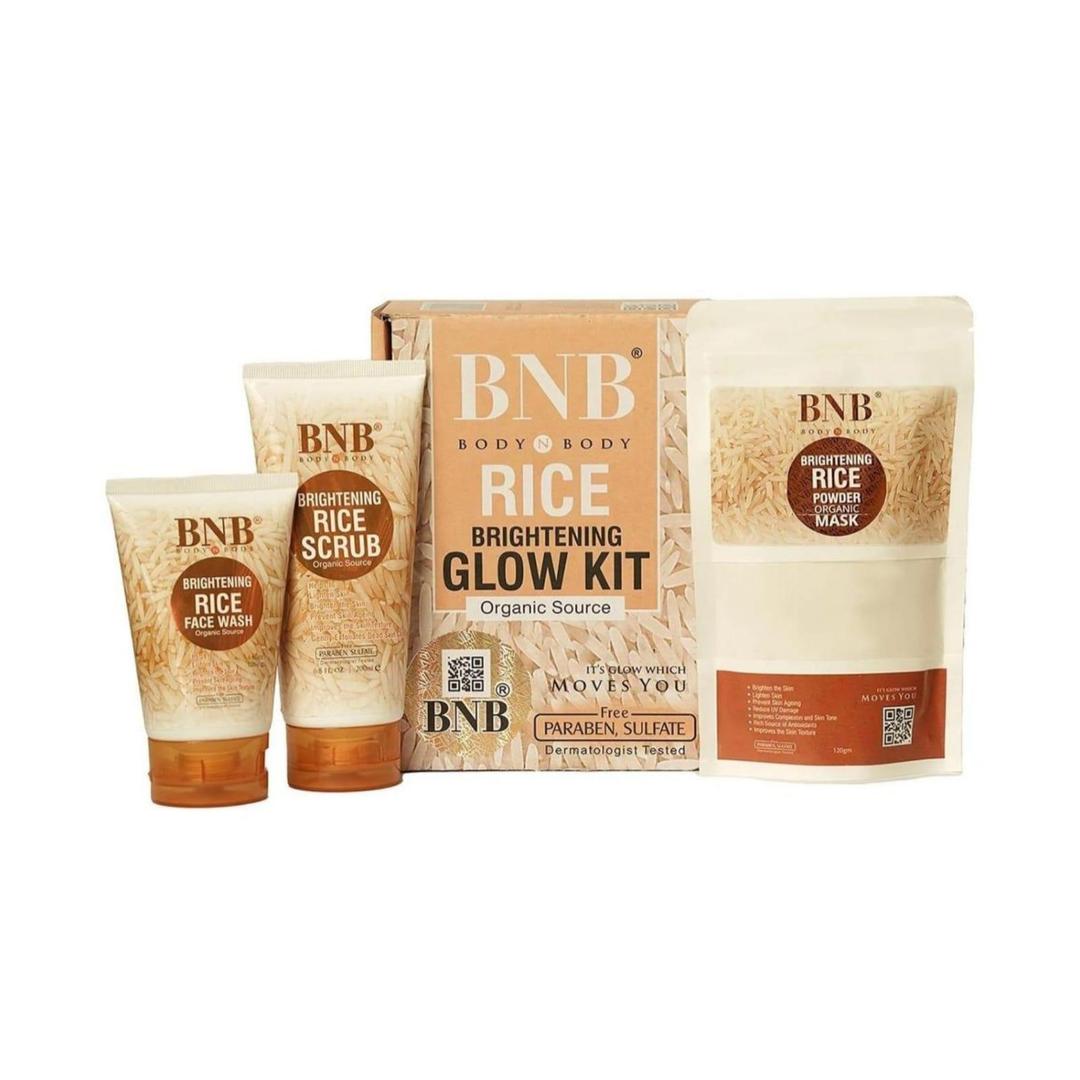 3-in-1 Rice Facial Kit for Glowing Skin | Cleanse, Exfoliate & Brighten
