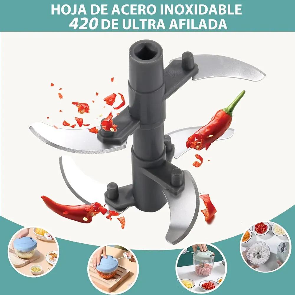 900ml Manual Pull Chopper | For Vegetables, Nuts, and Salads