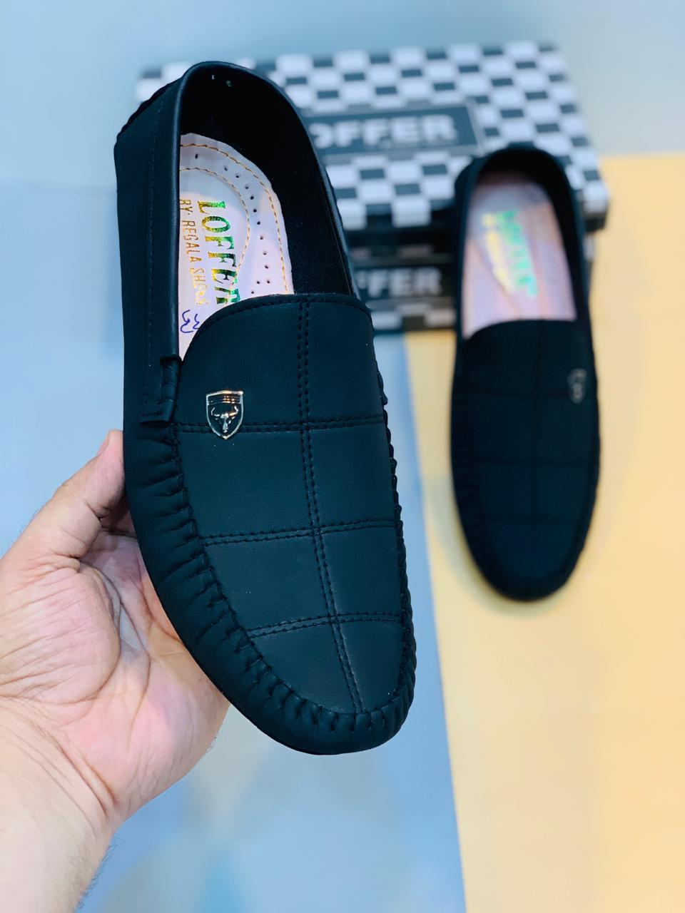 Classic Textured Loafers for Men | Casual & Semi-Formal Wear