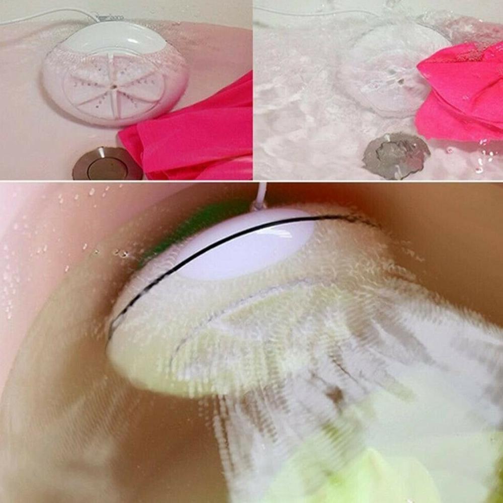 Foldable Portable Mini Washing Machine - 1 Pc - Convenient & Space-Saving Design
