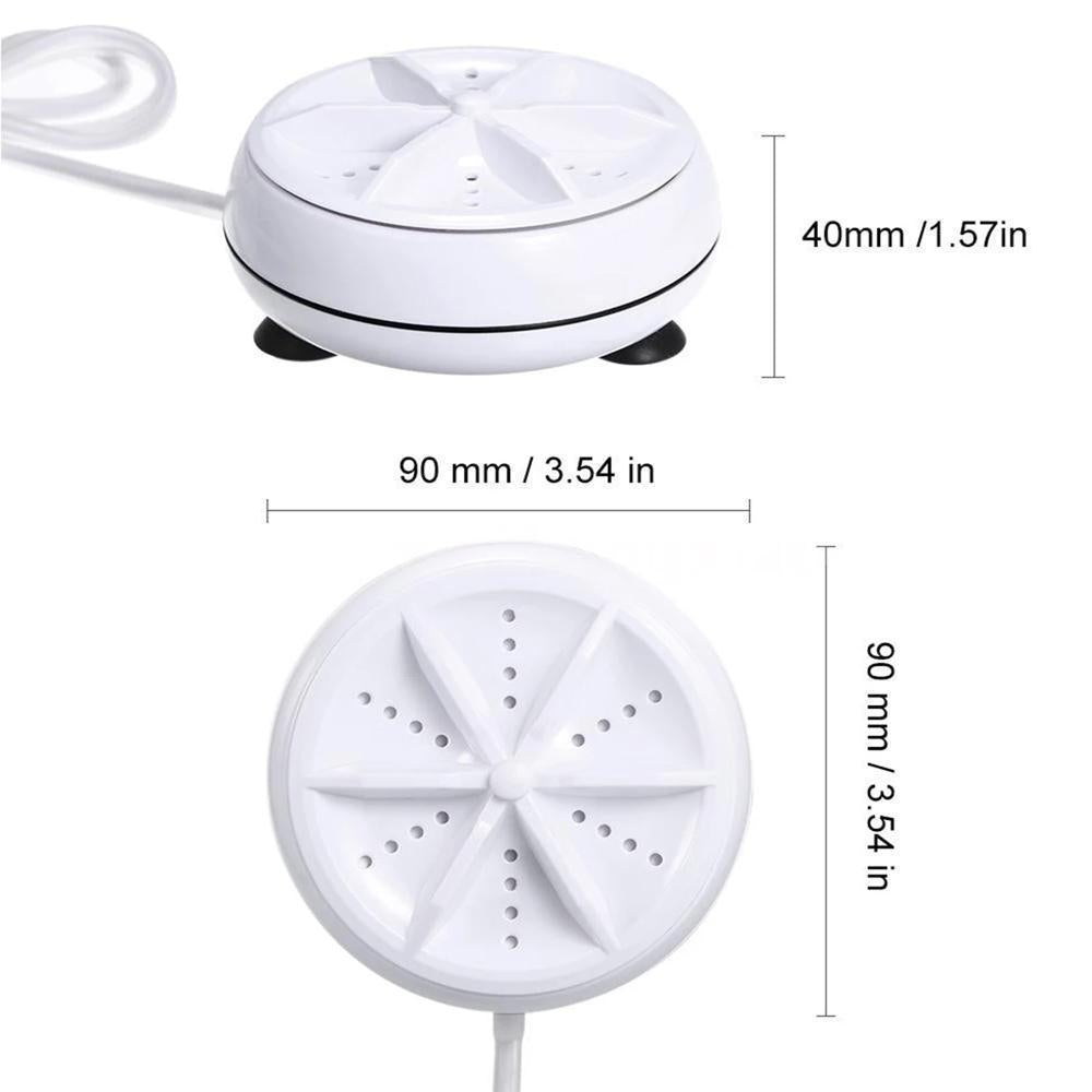 Foldable Portable Mini Washing Machine - 1 Pc - Convenient & Space-Saving Design