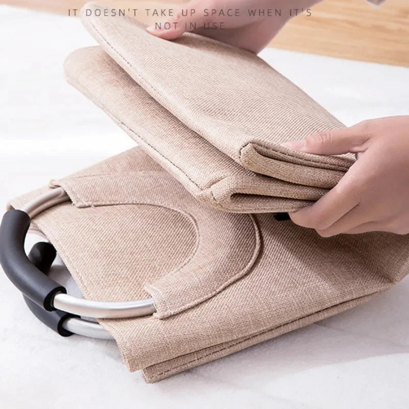 The MegaHold Laundry Bin with ComfortGrip Handles