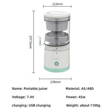 Wireless Juicer With USB Charger