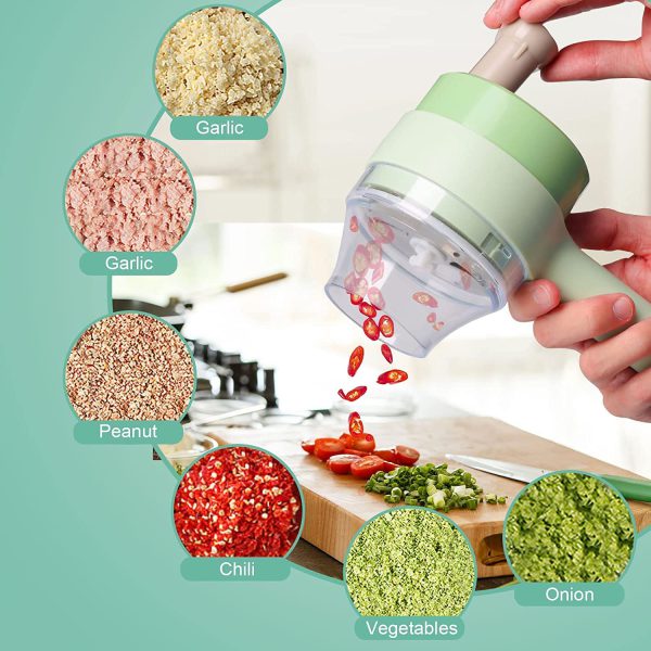 Portable Electric Food Chopper | Mini USB Rechargeable Processor