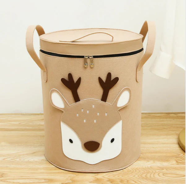 Playful Pals Storage & Laundary Bin - Zippered & Spacious