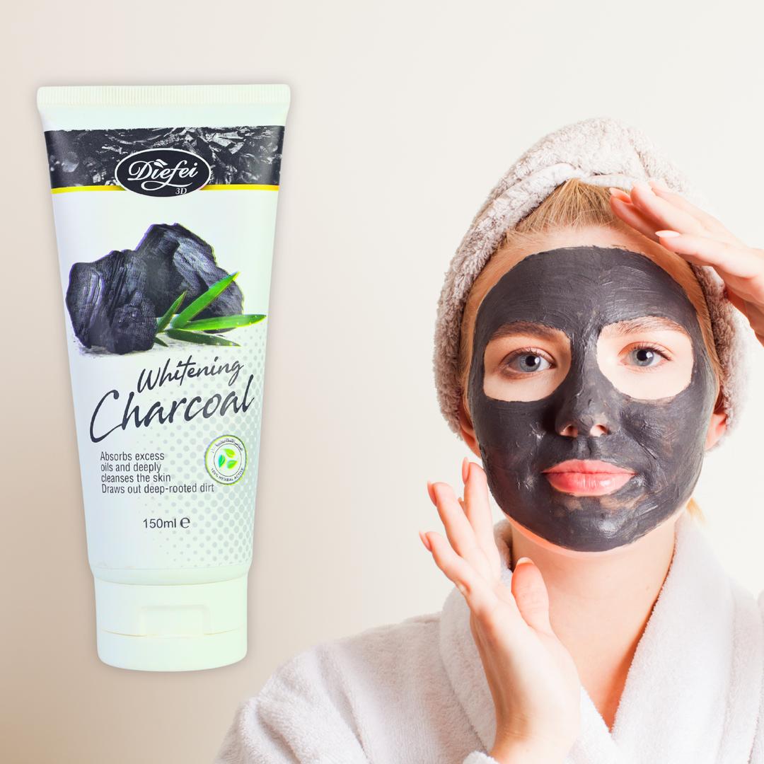 Deep Cleansing Black Carbon Face Mask - Pore Minimizing Charcoal Treatment for Glowing Skin