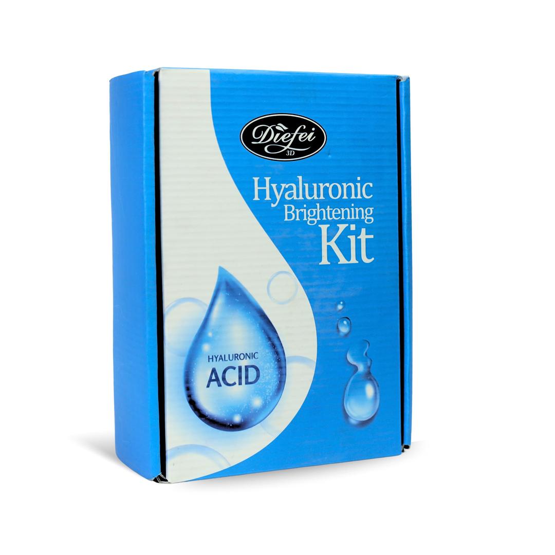 Diefei 3D Hyaluronic Acid 5-in-1 Complete Facial Care Kit | Brightening & Hydrating Skincare Set for All Skin Types