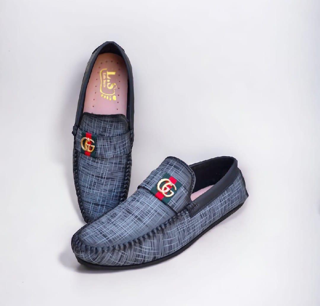 Urban Grey Fabric Loafers for Men | Smart Casual & Formal Style