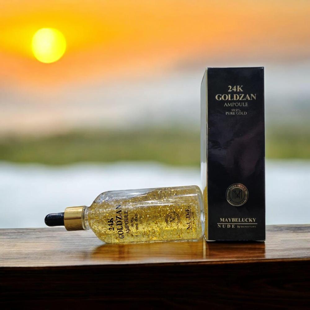 24K Gold Brightening Serum - Anti-Aging Face Serum for Dark Spots, Acne Marks & Glowing Skin