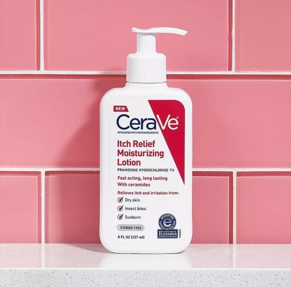 CeraVe Itch Relief Moisturizing Lotion 237ml - Advanced Pramoxine Formula for Dry & Irritated Skin