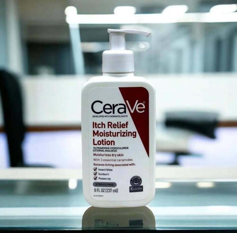CeraVe Itch Relief Moisturizing Lotion 237ml - Advanced Pramoxine Formula for Dry & Irritated Skin