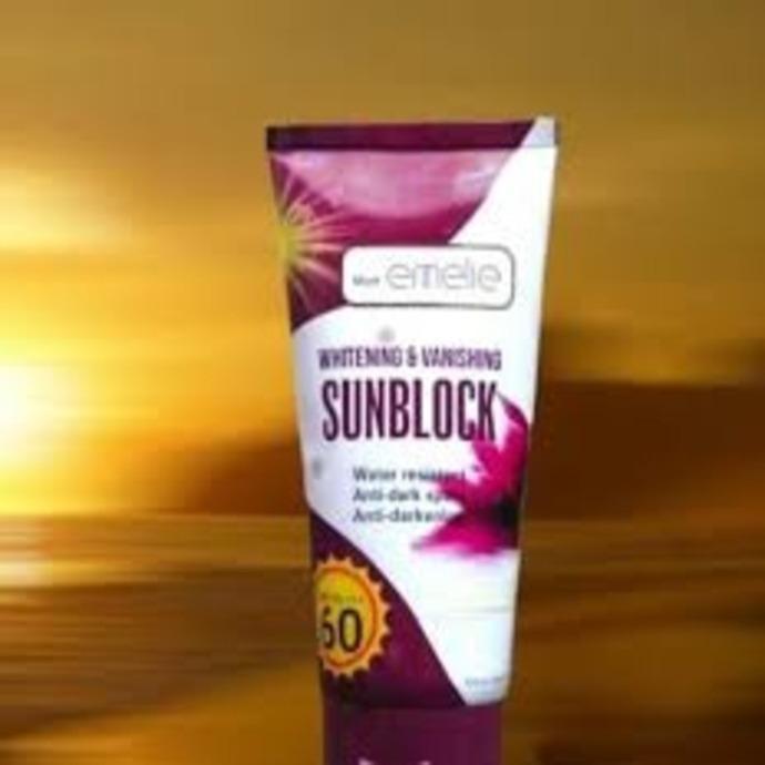 Emelie Sunblock SPF 60 - Whitening & Brightening Sun Protection Cream | 100ml