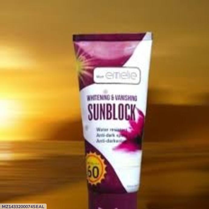 Emelie Sunblock SPF 60 - Whitening & Brightening Sun Protection Cream | 100ml