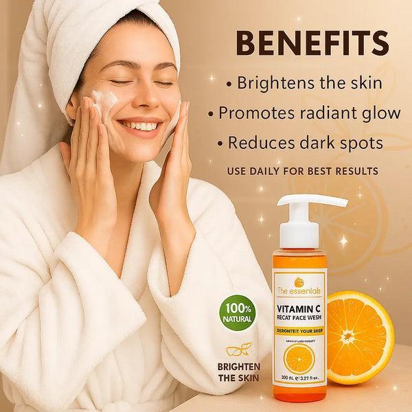 Eclat Vitamin C Brightening Glow Cleanser | Daily Face Wash for Radiant Skin