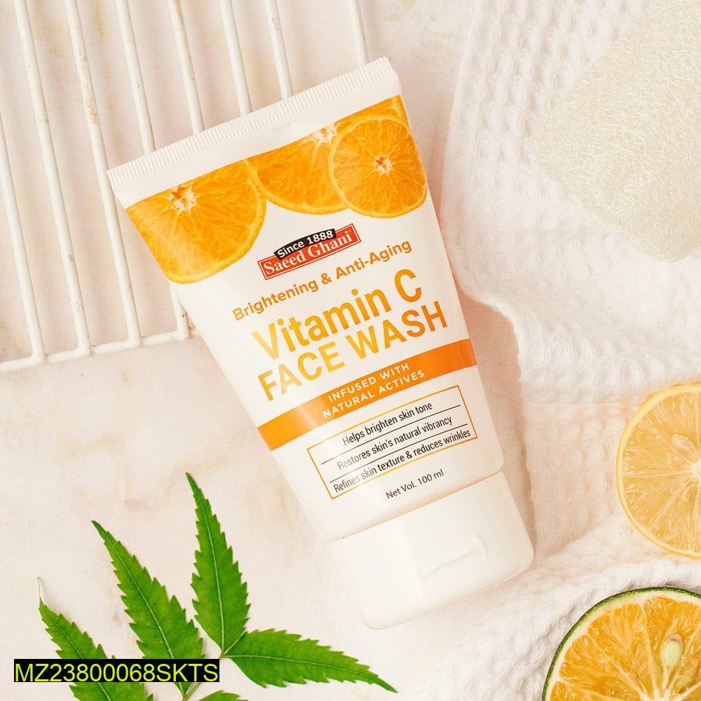 Vitamin C Brightening Face Wash - Glowing Skin Cleanser for Daily Use | 100ml