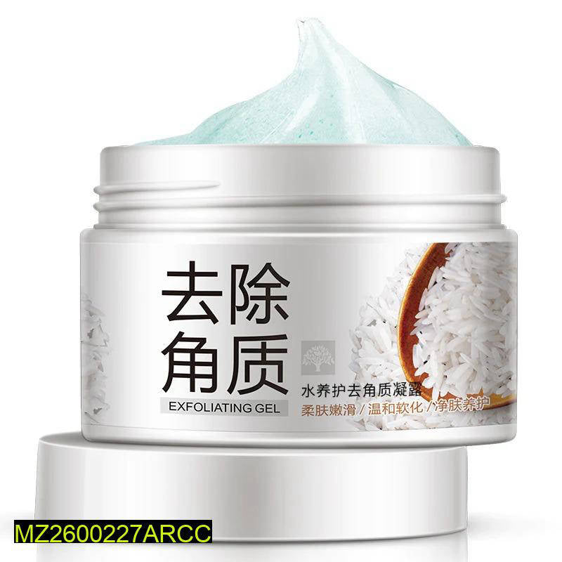 Gentle Rice Exfoliating Gel | Natural Dead Skin Remover | 50g Facial Creamfor Glowing Skin