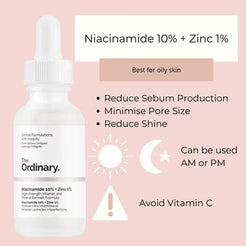 The Ordinary Niacinamide 10% + Zinc 1% Serum